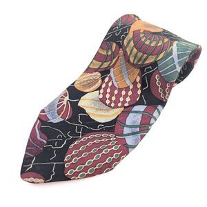 Royal Knight Vintage 100% Silk Tie Abstract Geometric Art Deco 90s Earth Tones